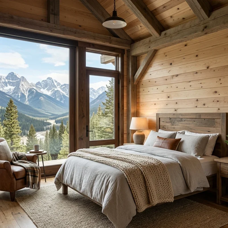 Comfortable Bedroom at Cozy Mountain View Home
